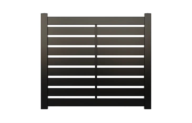 Semi Private Horizontal Vinyl Fence